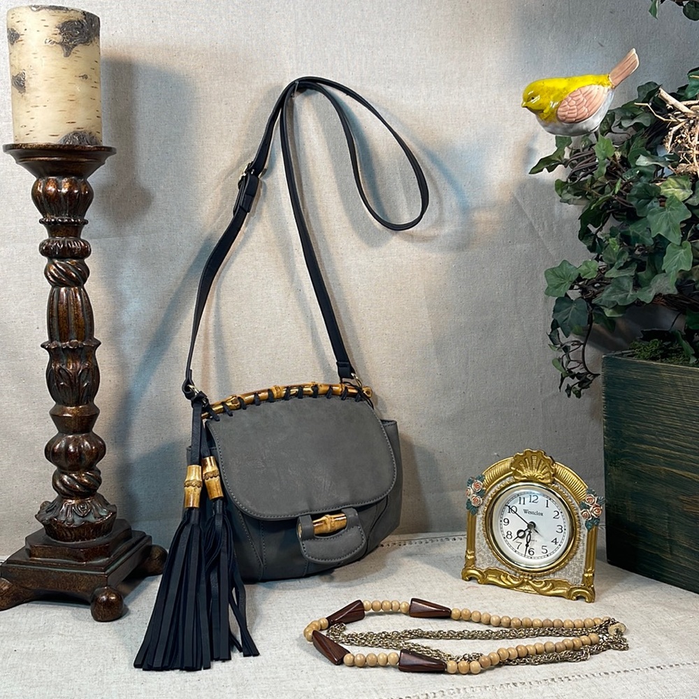LIZ SOTO Leather Crossbody Bag - NWOT